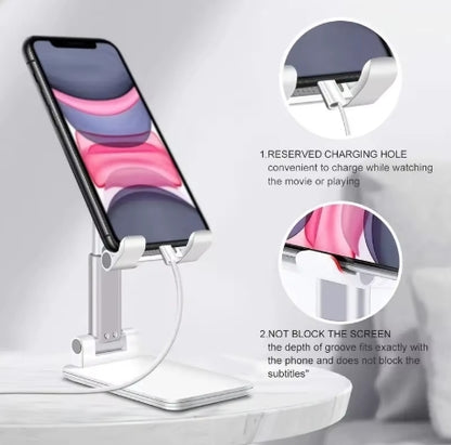 Soporte de escritorio para todo tipo de teléfonos, o tablets.
